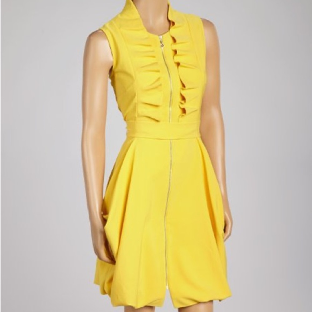 Samuel Dong Yellow Dress